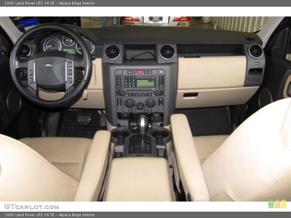 Alpaca Beige Interior Dashboard for the 2006 Land Rover LR3 V8 SE #42290087