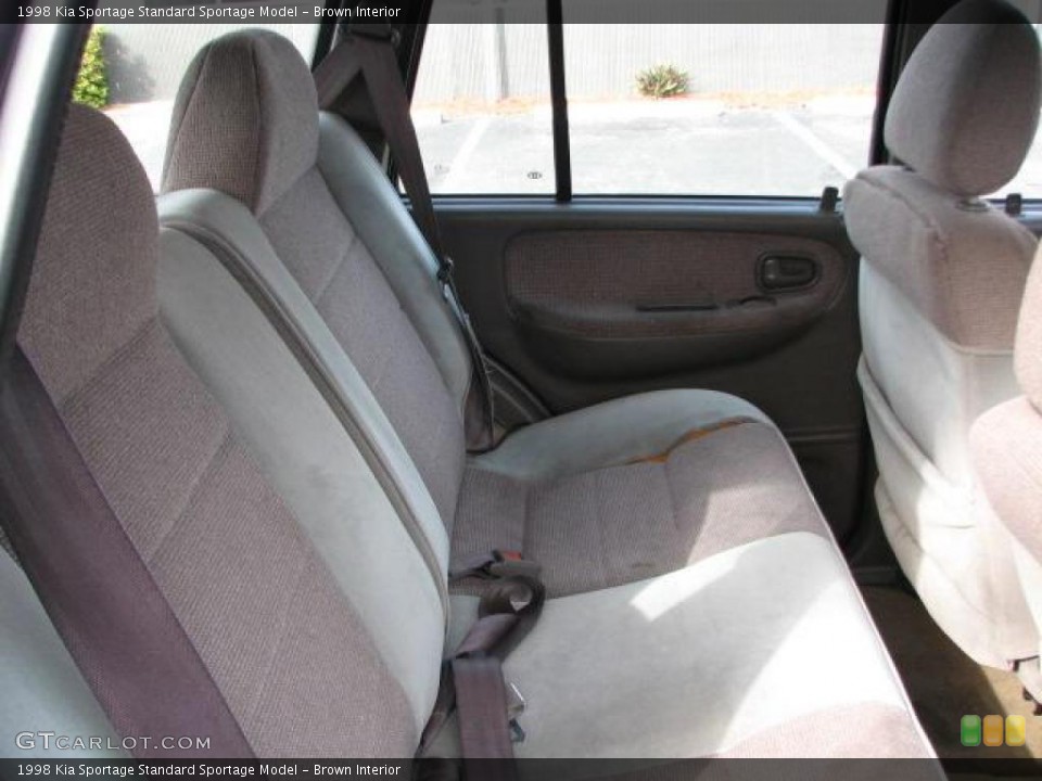 Brown Interior Photo for the 1998 Kia Sportage  #42290539