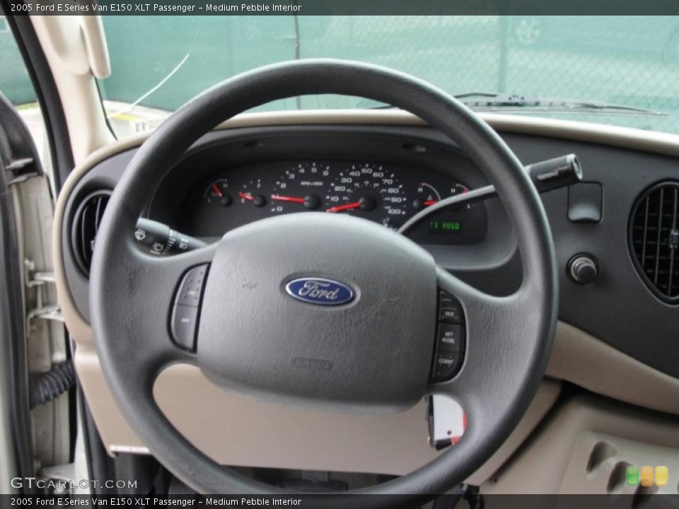 Medium Pebble Interior Steering Wheel for the 2005 Ford E Series Van E150 XLT Passenger #42290611