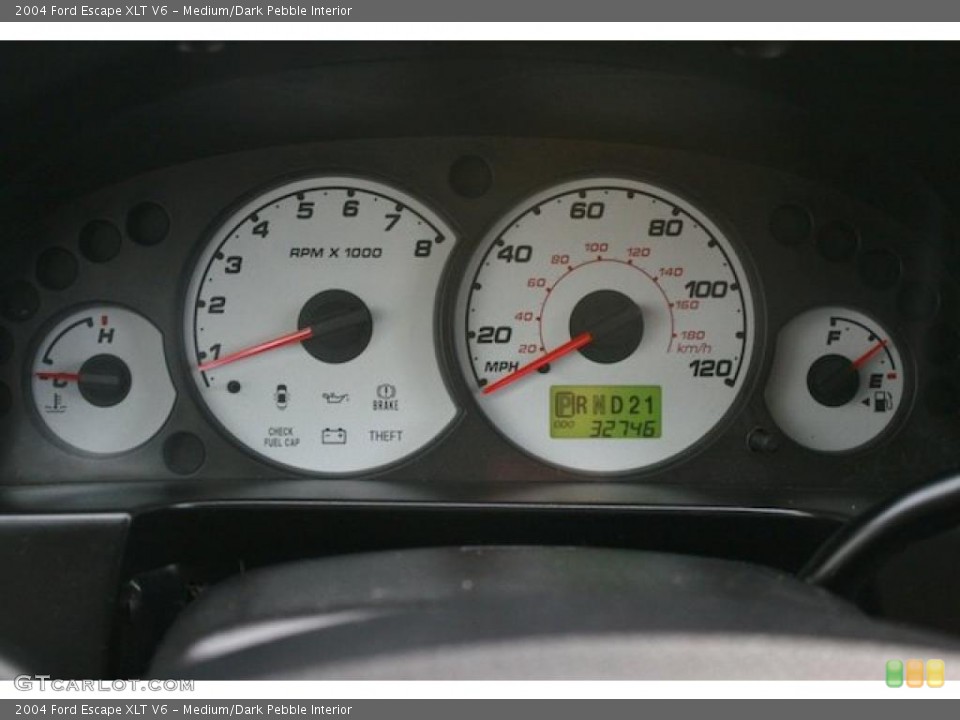 Medium/Dark Pebble Interior Gauges for the 2004 Ford Escape XLT V6 #42293379
