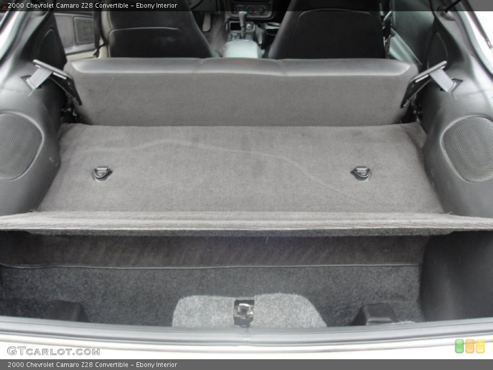 Ebony Interior Trunk for the 2000 Chevrolet Camaro Z28 Convertible #42294743