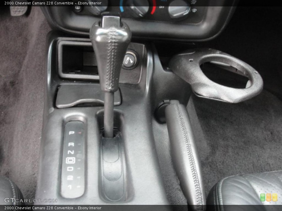 Ebony Interior Transmission for the 2000 Chevrolet Camaro Z28 Convertible #42294791