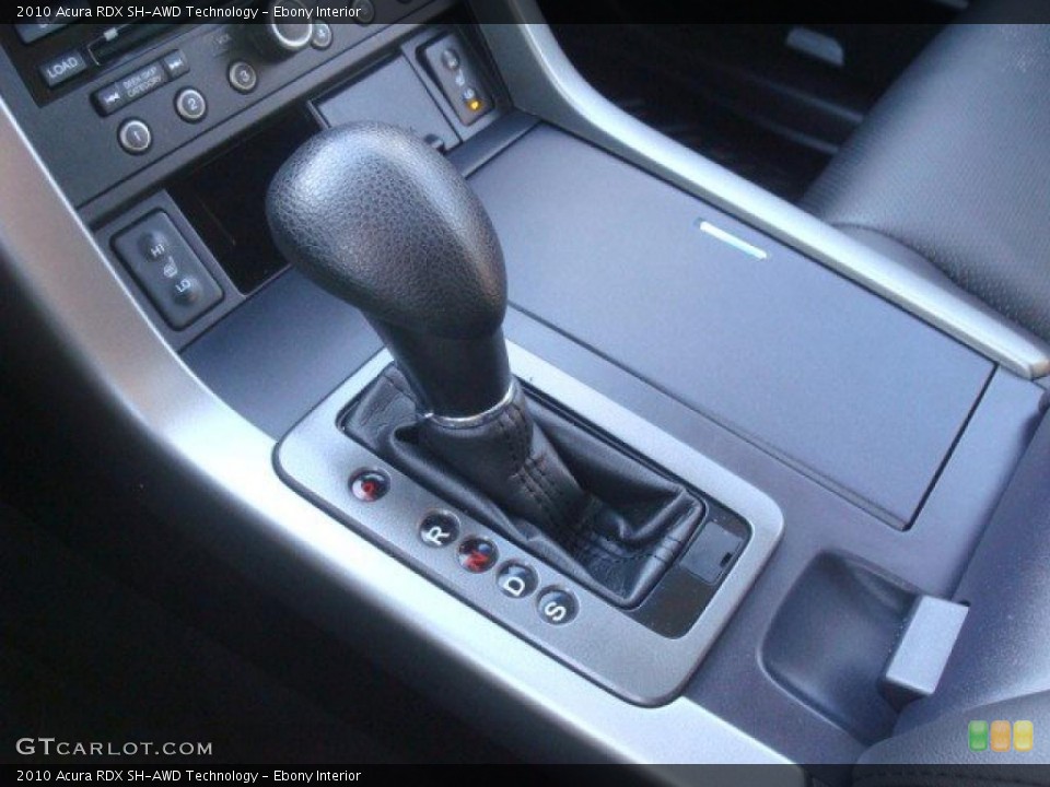 Ebony Interior Transmission for the 2010 Acura RDX SH-AWD Technology #42299260