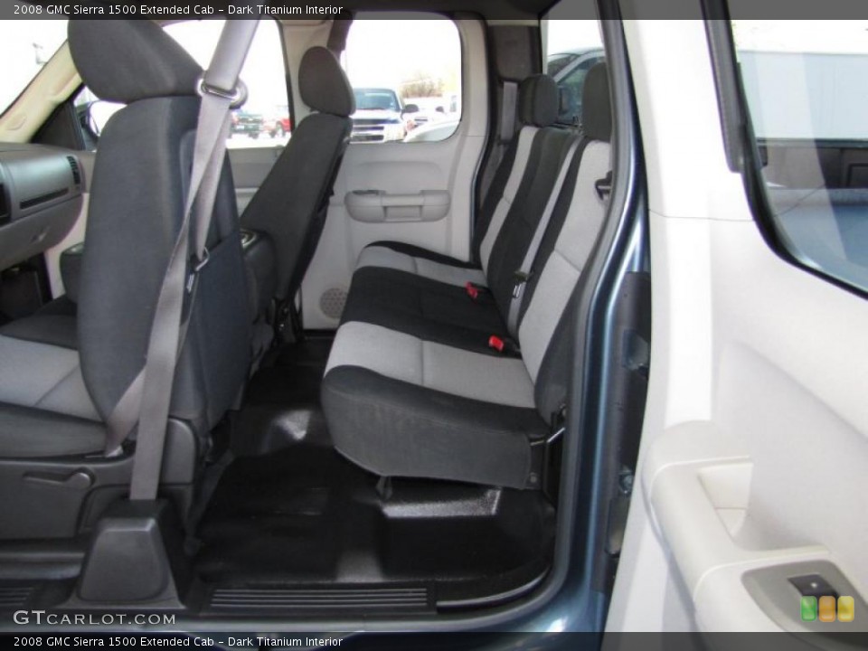 Dark Titanium Interior Photo for the 2008 GMC Sierra 1500 Extended Cab #42299992