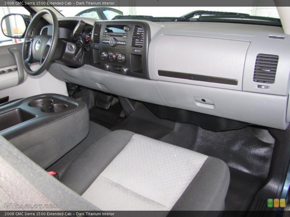 Dark Titanium Interior Dashboard for the 2008 GMC Sierra 1500 Extended Cab #42300040