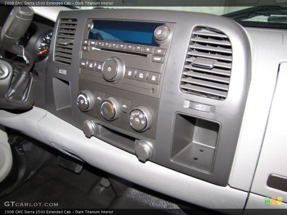 Dark Titanium Interior Controls for the 2008 GMC Sierra 1500 Extended Cab #42300056