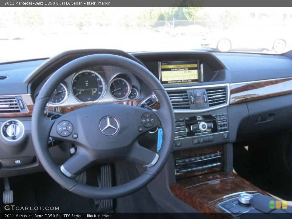 Black Interior Dashboard for the 2011 Mercedes-Benz E 350 BlueTEC Sedan #42302868