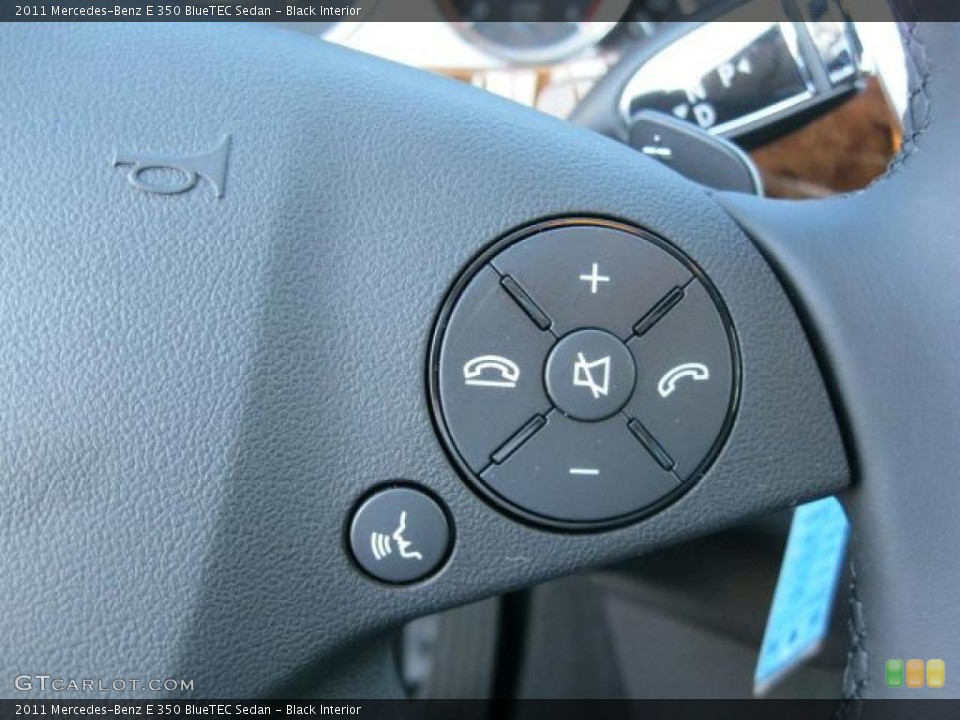 Black Interior Controls for the 2011 Mercedes-Benz E 350 BlueTEC Sedan #42302948
