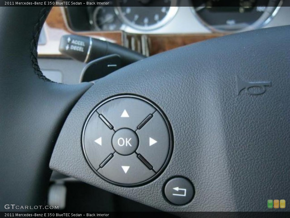Black Interior Controls for the 2011 Mercedes-Benz E 350 BlueTEC Sedan #42302960