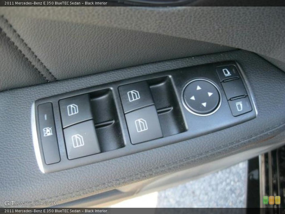 Black Interior Controls for the 2011 Mercedes-Benz E 350 BlueTEC Sedan #42302977