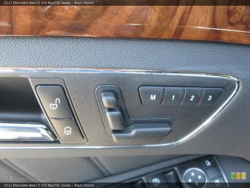 Black Interior Controls for the 2011 Mercedes-Benz E 350 BlueTEC Sedan #42302992
