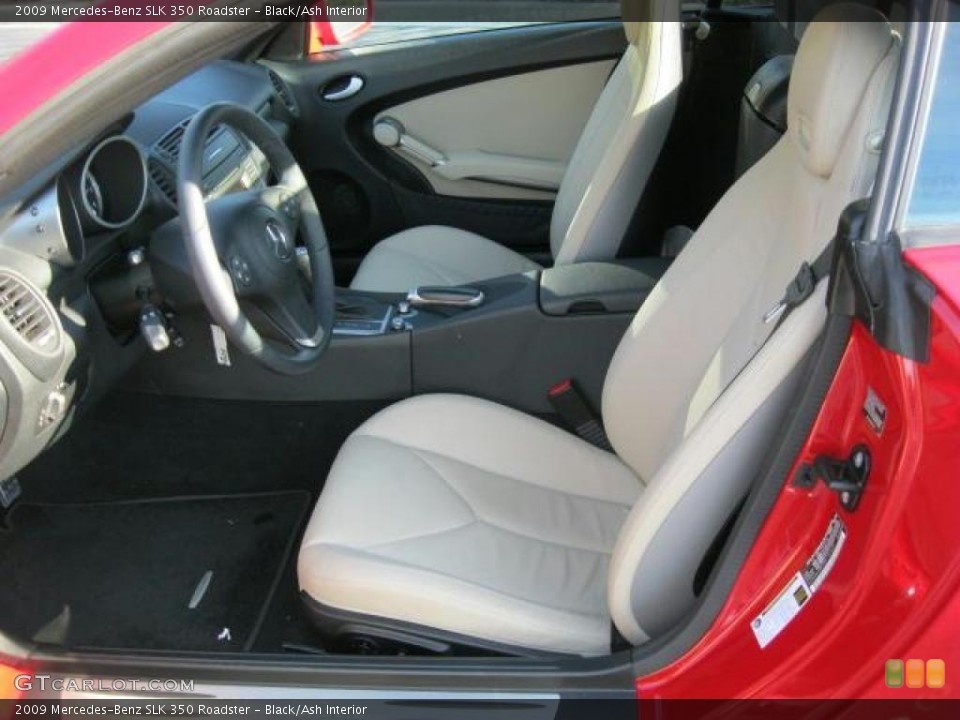 Black/Ash Interior Photo for the 2009 Mercedes-Benz SLK 350 Roadster #42304304