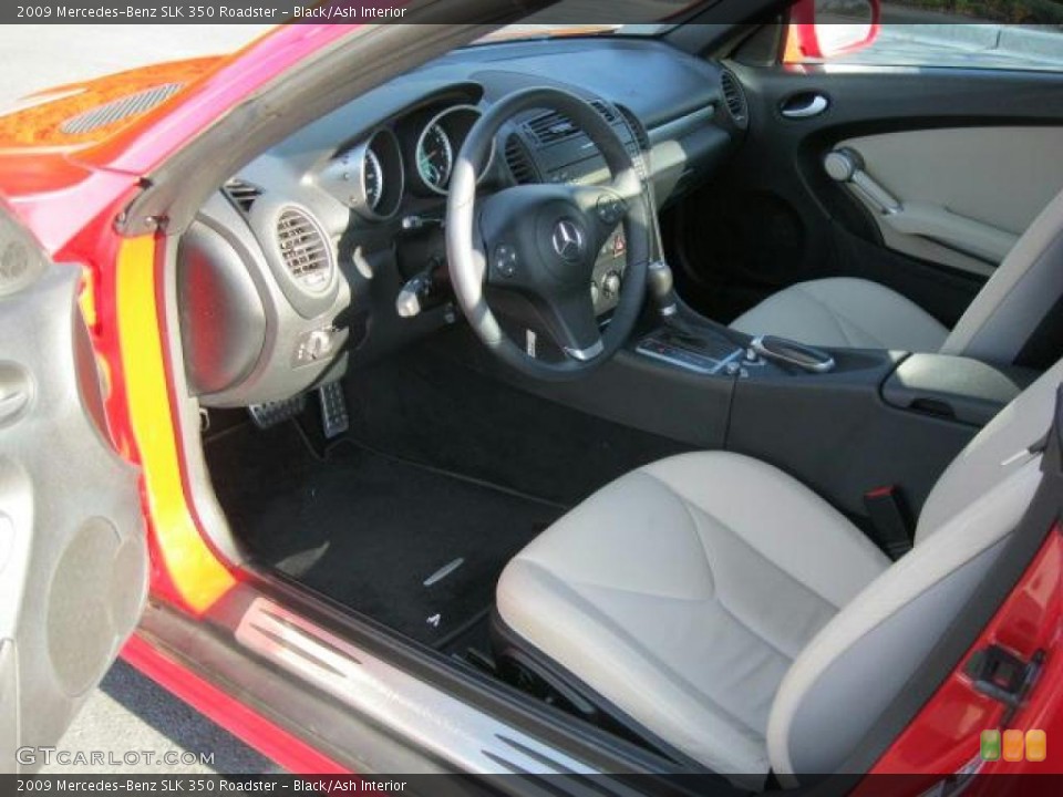 Black/Ash Interior Prime Interior for the 2009 Mercedes-Benz SLK 350 Roadster #42304316