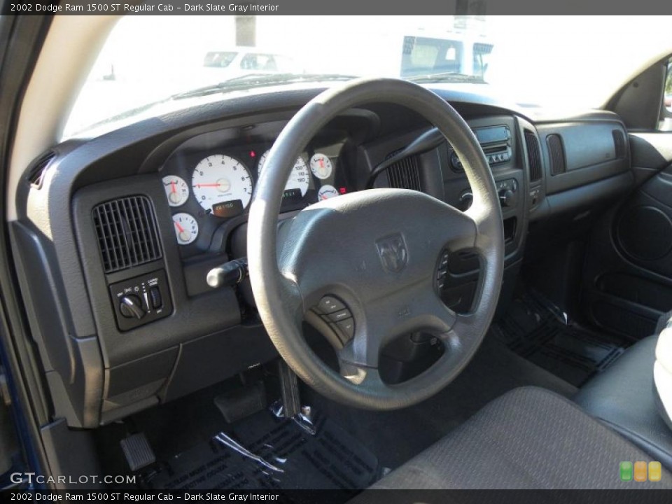 Dark Slate Gray Interior Prime Interior for the 2002 Dodge Ram 1500 ST Regular Cab #42305564