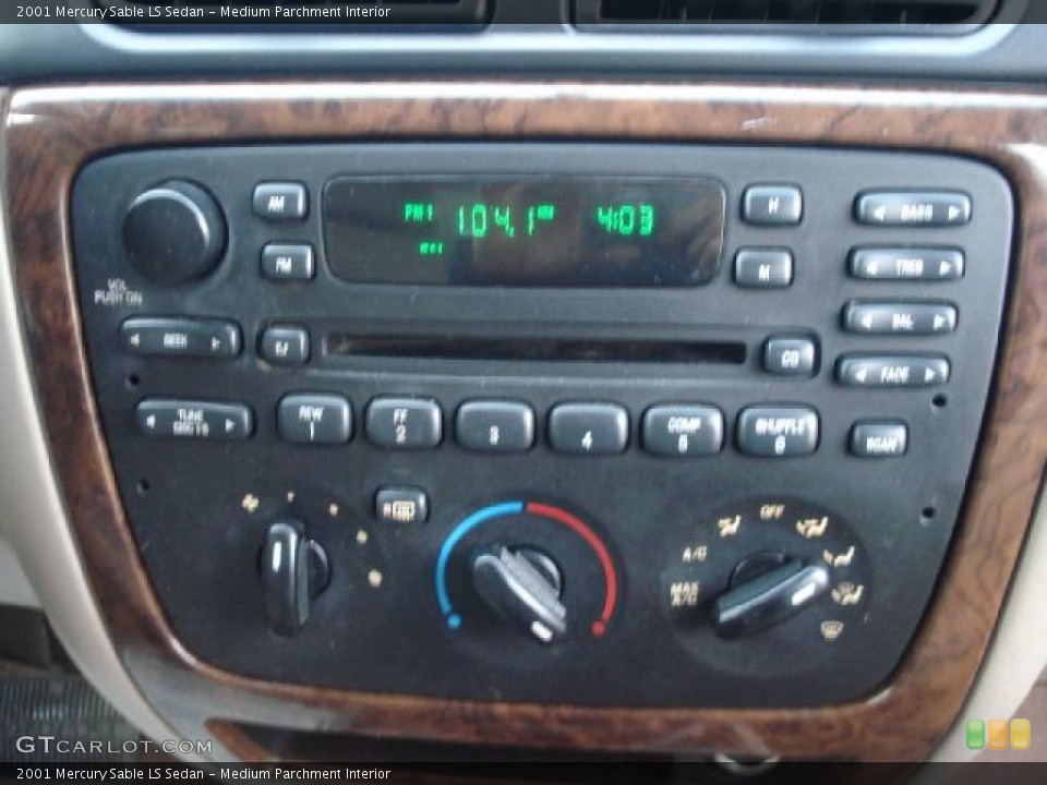 Medium Parchment Interior Controls for the 2001 Mercury Sable LS Sedan #42306204