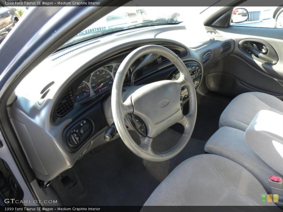 Medium Graphite Interior Prime Interior for the 1999 Ford Taurus SE Wagon #42307116