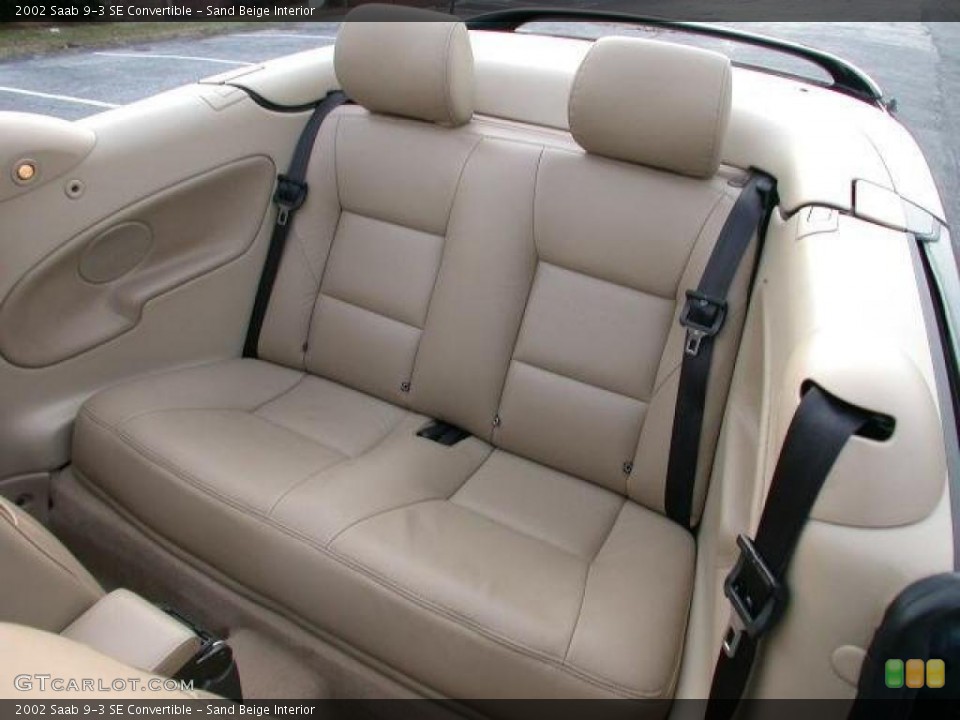 Sand Beige Interior Photo for the 2002 Saab 9-3 SE Convertible #42308724