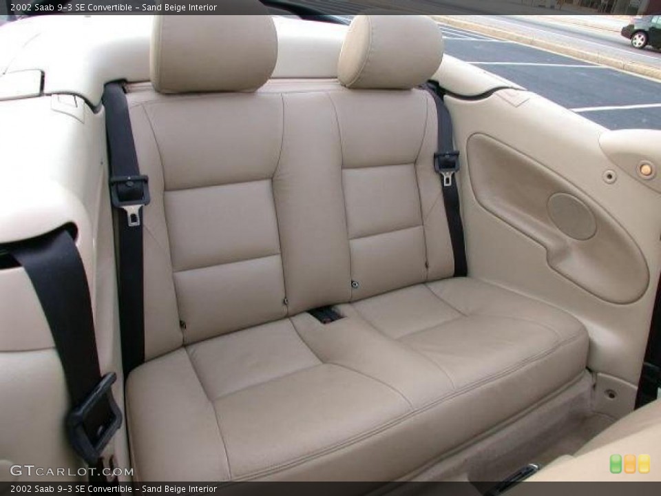 Sand Beige Interior Photo for the 2002 Saab 9-3 SE Convertible #42308732