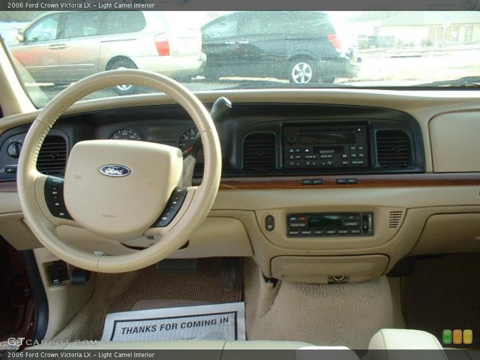 Light Camel Interior Dashboard for the 2006 Ford Crown Victoria LX #42310064
