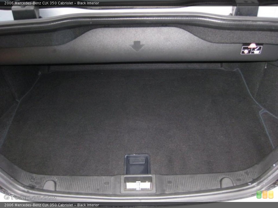 Black Interior Trunk for the 2006 Mercedes-Benz CLK 350 Cabriolet #42314419