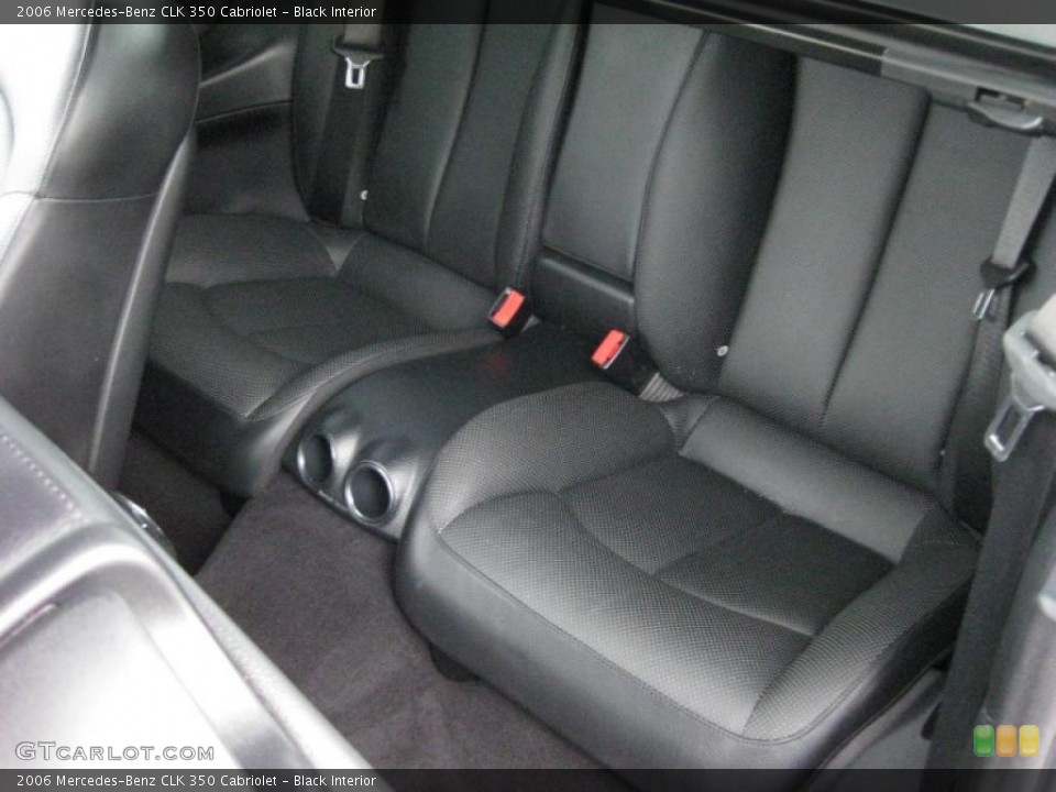 Black Interior Photo for the 2006 Mercedes-Benz CLK 350 Cabriolet #42314483