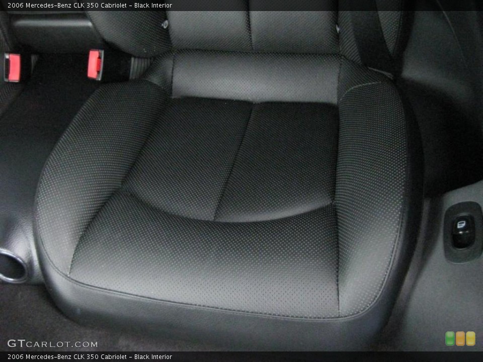 Black Interior Photo for the 2006 Mercedes-Benz CLK 350 Cabriolet #42314495