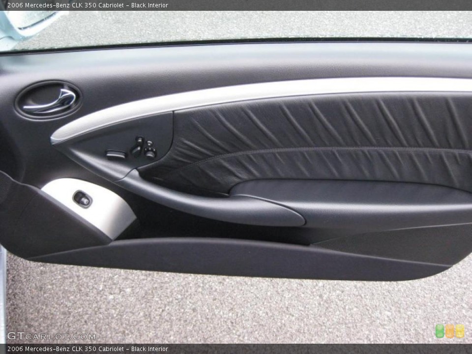 Black Interior Door Panel for the 2006 Mercedes-Benz CLK 350 Cabriolet #42314547