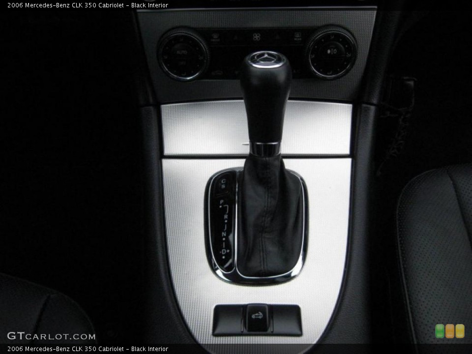 Black Interior Transmission for the 2006 Mercedes-Benz CLK 350 Cabriolet #42314592