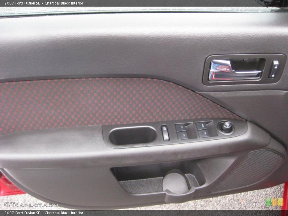 Charcoal Black Interior Door Panel for the 2007 Ford Fusion SE #42314891