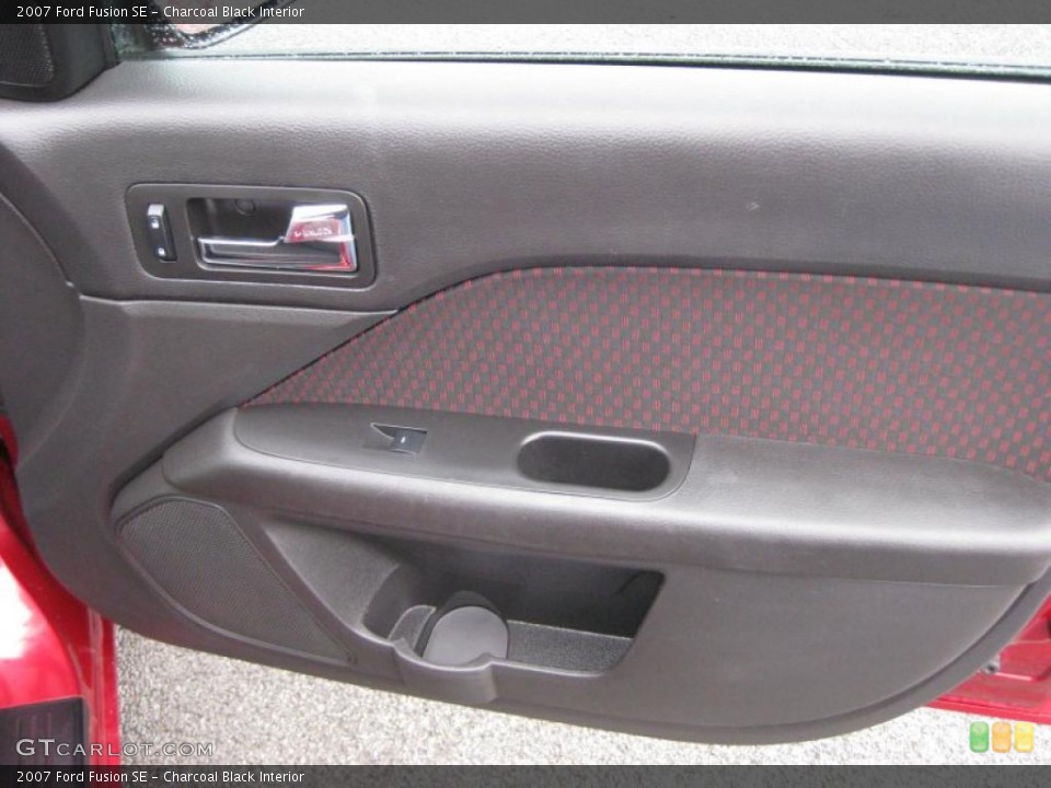 Charcoal Black Interior Door Panel for the 2007 Ford Fusion SE #42314991