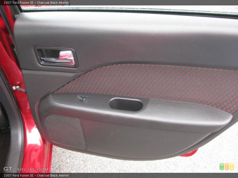 Charcoal Black Interior Door Panel for the 2007 Ford Fusion SE #42315035