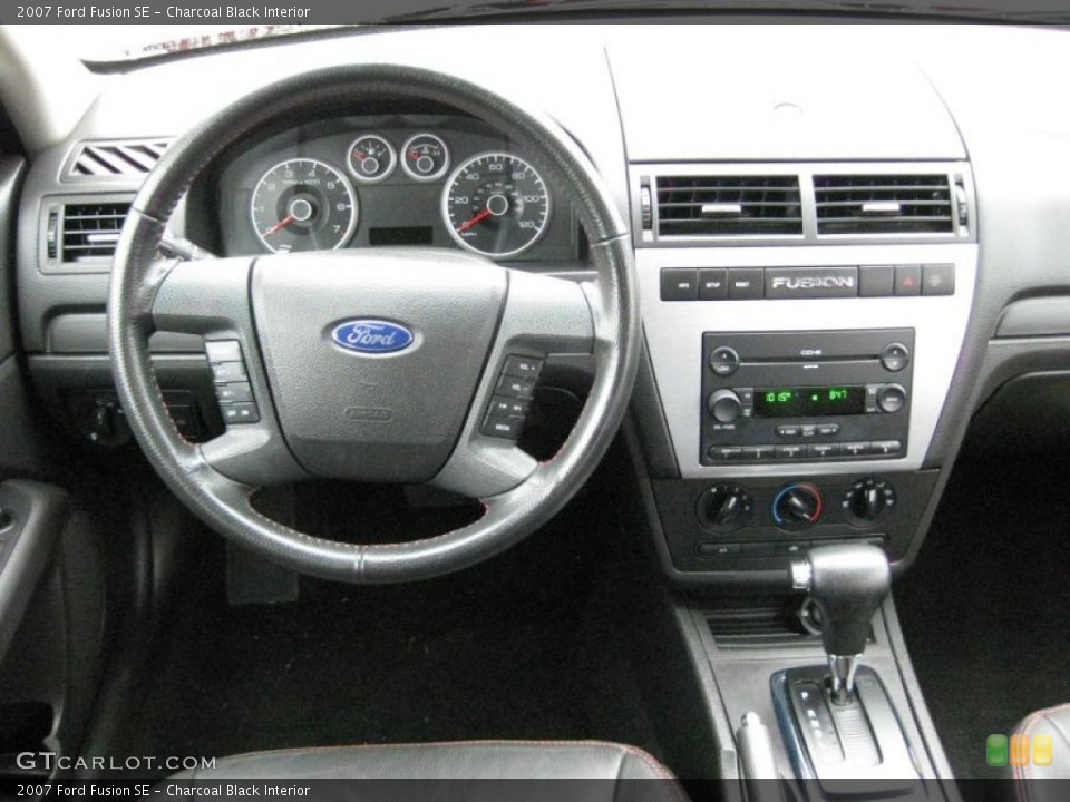 Charcoal Black Interior Dashboard for the 2007 Ford Fusion SE #42315051