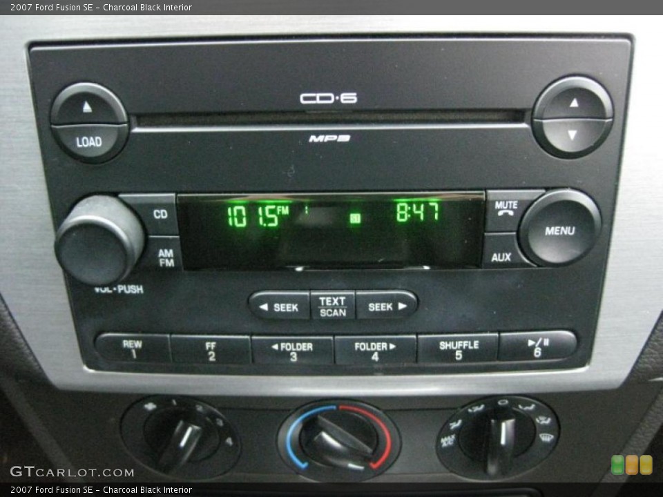 Charcoal Black Interior Controls for the 2007 Ford Fusion SE #42315067