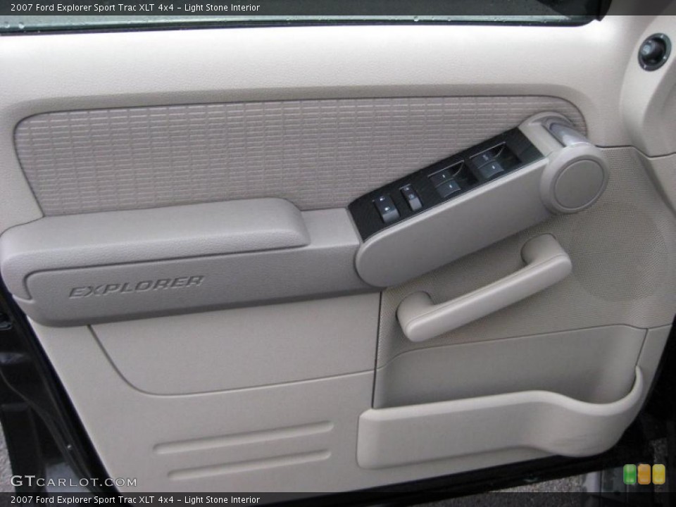 Light Stone Interior Door Panel for the 2007 Ford Explorer Sport Trac XLT 4x4 #42315391