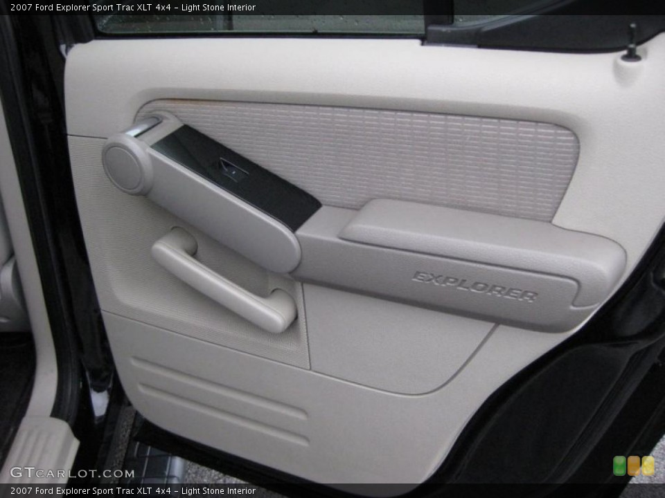 Light Stone Interior Door Panel for the 2007 Ford Explorer Sport Trac XLT 4x4 #42315527