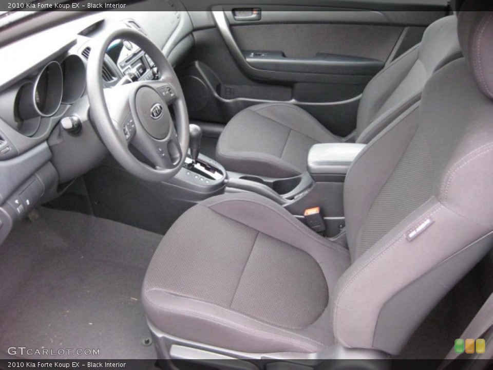 Black Interior Photo for the 2010 Kia Forte Koup EX #42315895