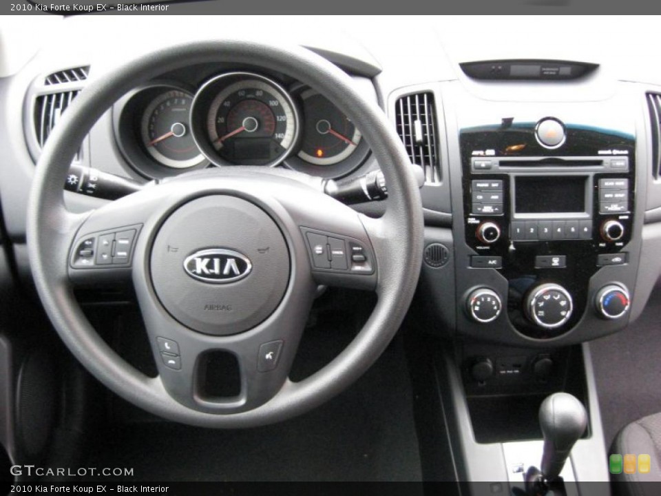 Black Interior Dashboard for the 2010 Kia Forte Koup EX #42316036