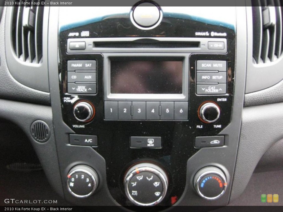 Black Interior Controls for the 2010 Kia Forte Koup EX #42316051