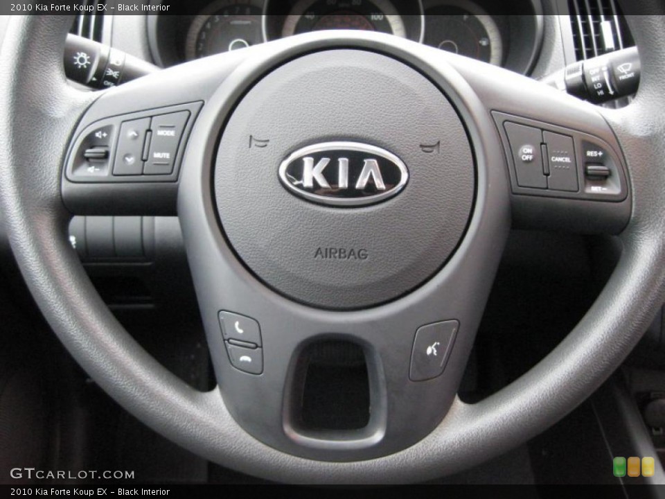Black Interior Controls for the 2010 Kia Forte Koup EX #42316083