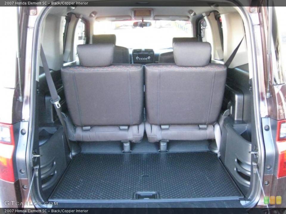 Black/Copper Interior Trunk for the 2007 Honda Element SC #42317155