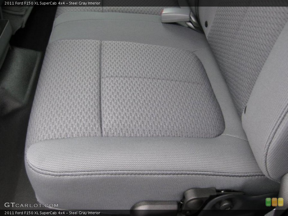 Steel Gray Interior Photo for the 2011 Ford F150 XL SuperCab 4x4 #42317551