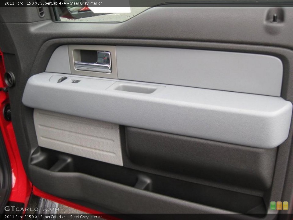 Steel Gray Interior Door Panel for the 2011 Ford F150 XL SuperCab 4x4 #42317611