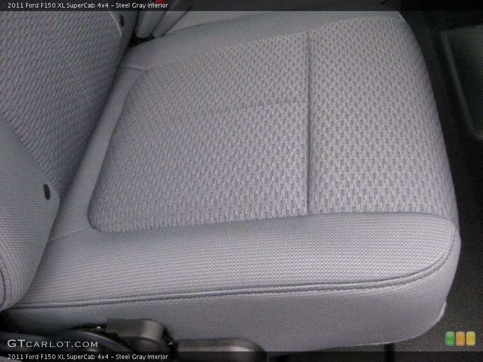 Steel Gray Interior Photo for the 2011 Ford F150 XL SuperCab 4x4 #42317643