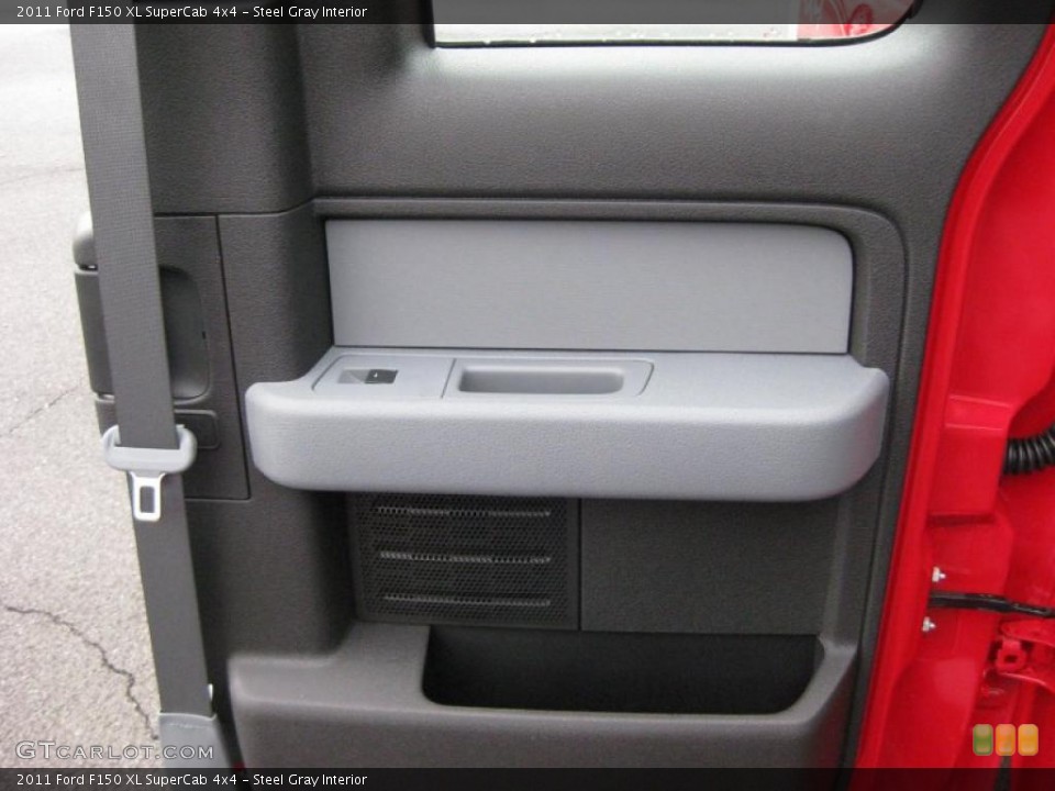 Steel Gray Interior Door Panel for the 2011 Ford F150 XL SuperCab 4x4 #42317667