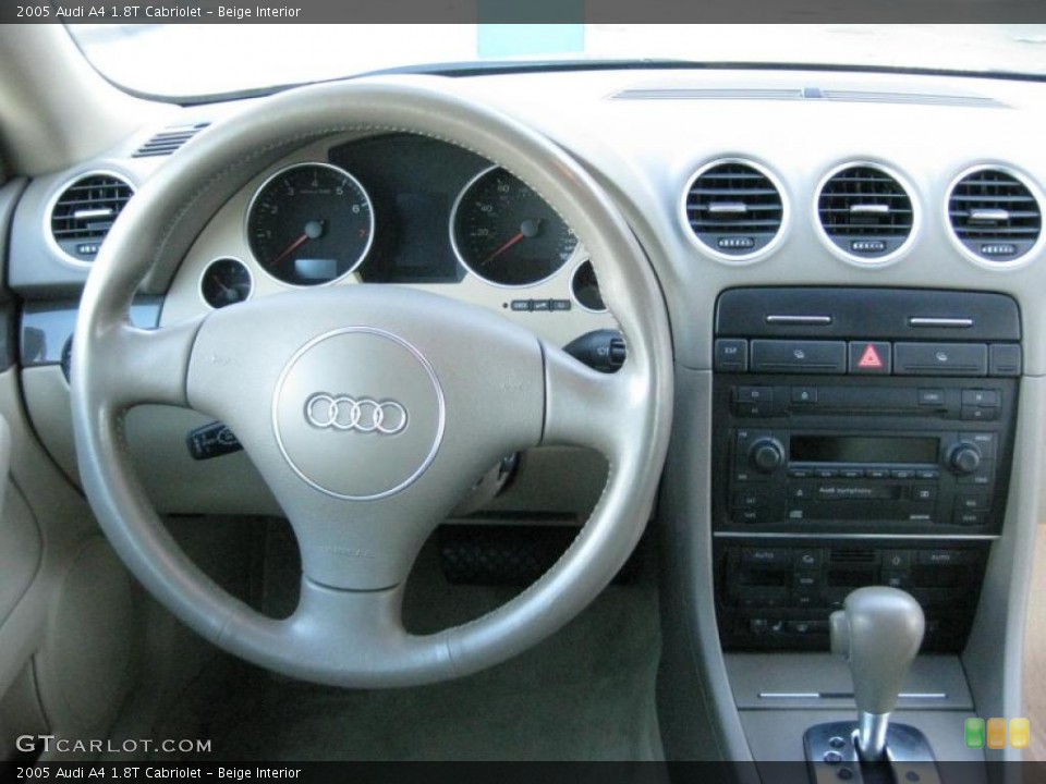 Beige Interior Dashboard for the 2005 Audi A4 1.8T Cabriolet #42317719