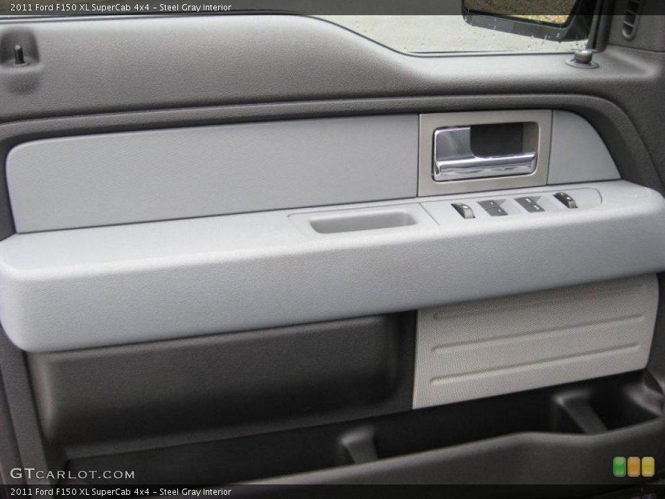 Steel Gray Interior Door Panel for the 2011 Ford F150 XL SuperCab 4x4 #42317979