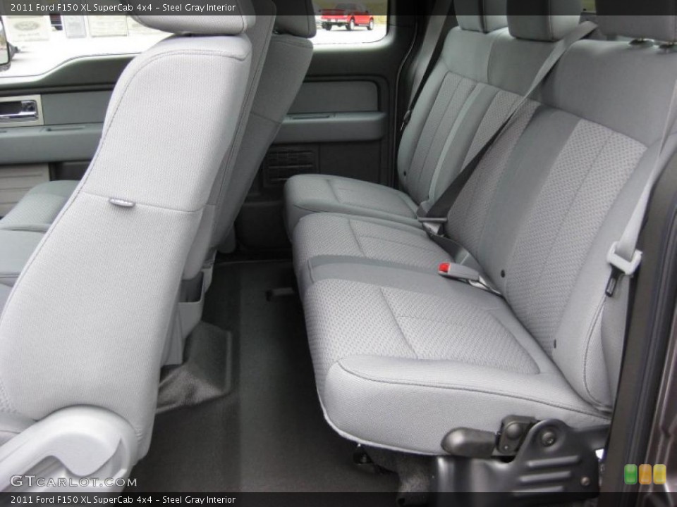 Steel Gray Interior Photo for the 2011 Ford F150 XL SuperCab 4x4 #42317991