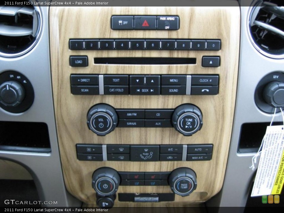 Pale Adobe Interior Controls for the 2011 Ford F150 Lariat SuperCrew 4x4 #42318645