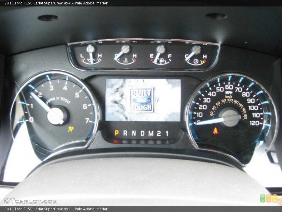 Pale Adobe Interior Gauges for the 2011 Ford F150 Lariat SuperCrew 4x4 #42318695