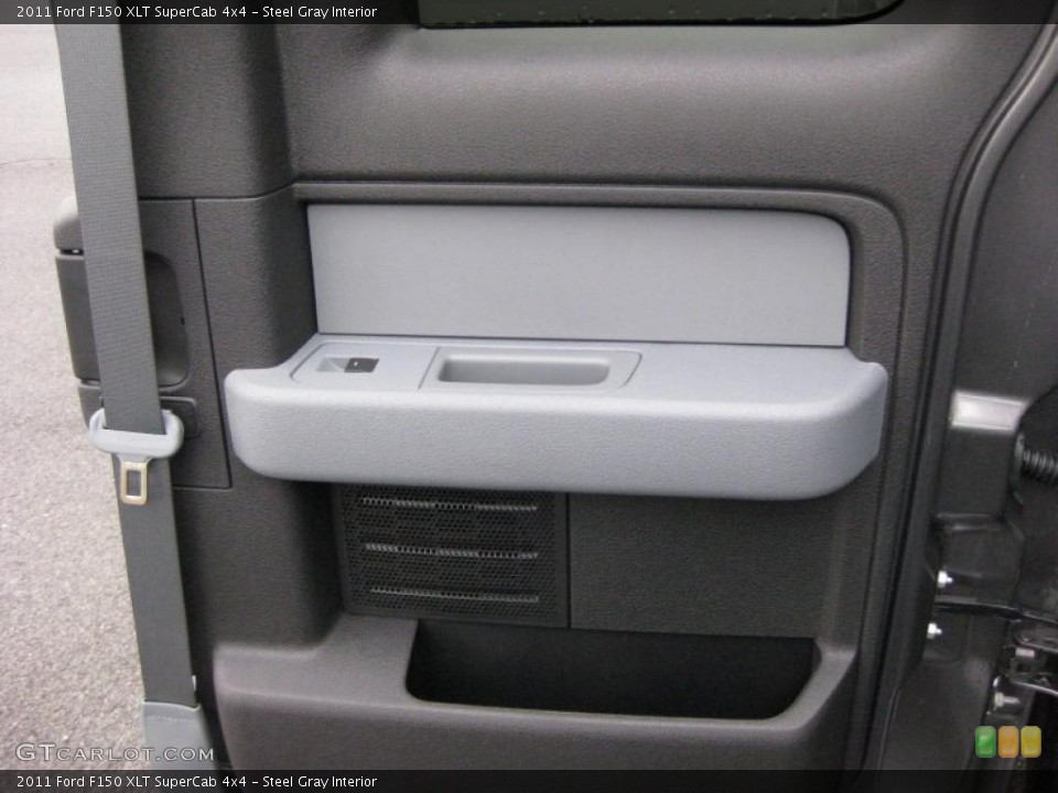 Steel Gray Interior Door Panel for the 2011 Ford F150 XLT SuperCab 4x4 #42319083